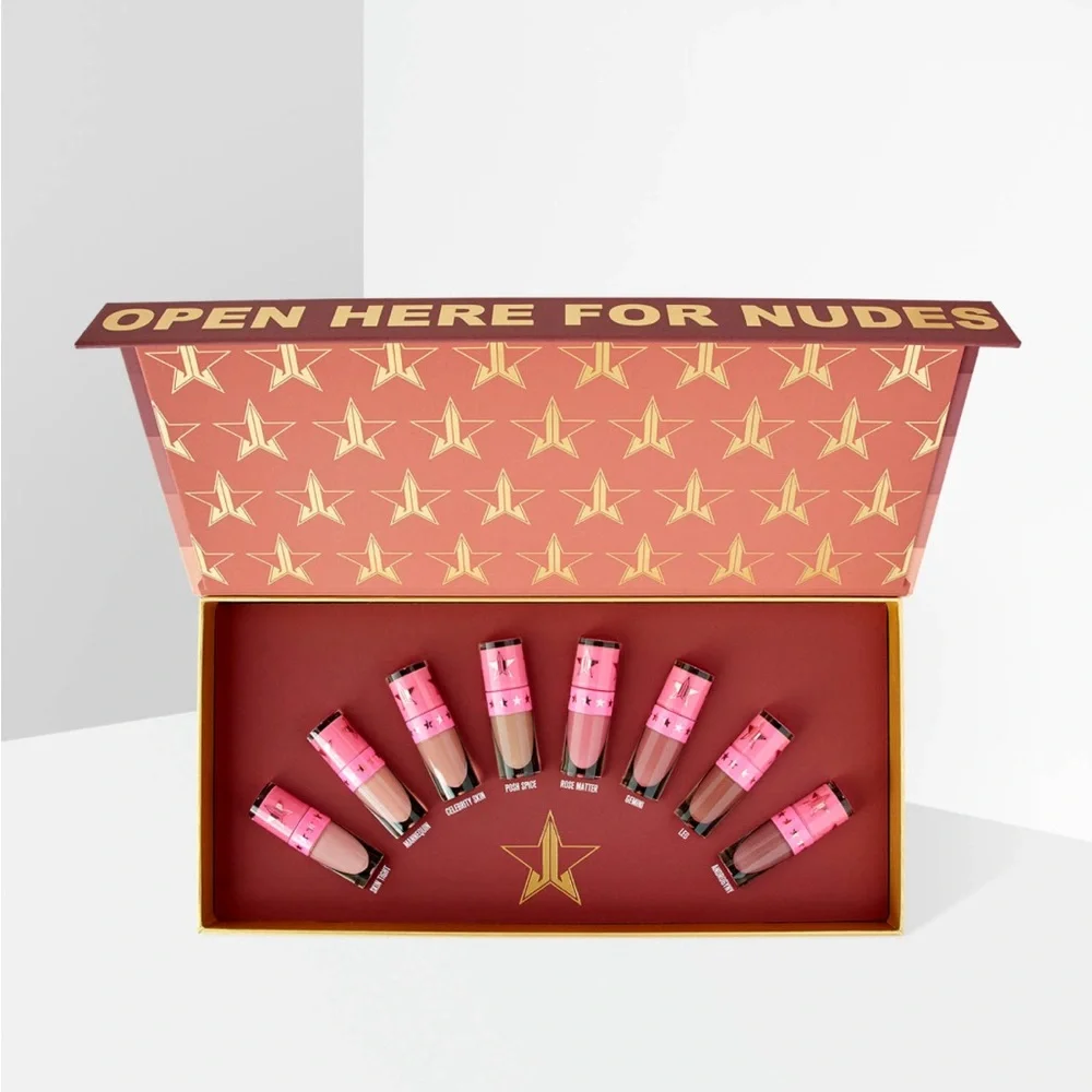 Jeffree Star Cosmetics Open Here For Nudes Set - 8 Mini Velour Liquid Lipsticks